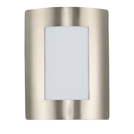 View LED E26 1-Light 8 Wide Stainless Steel Outdoor Wall Sconce